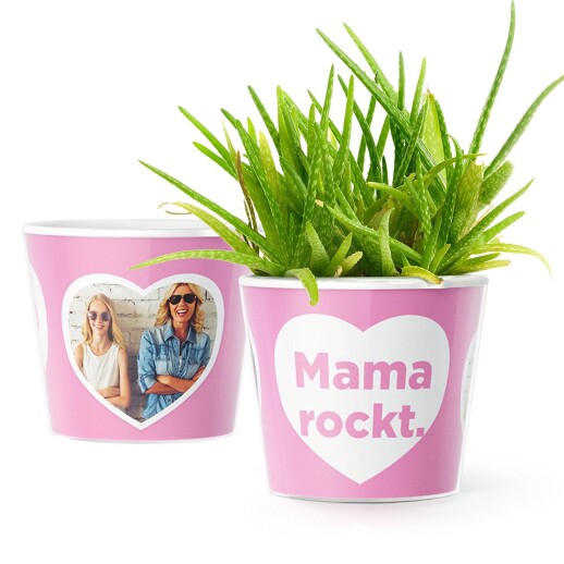 Personalisierbarer Blumentopf 
