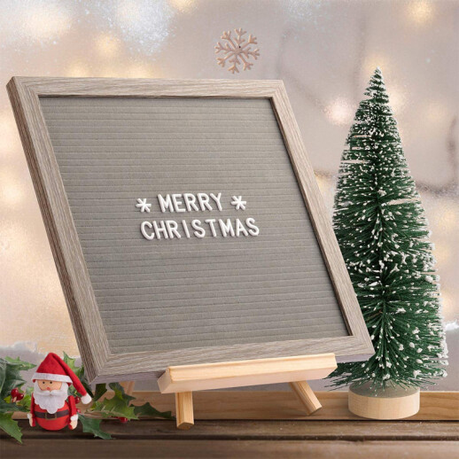 Filz Letterboard mit 600 Buchstaben, Zahlen, Emojis und Staffelei