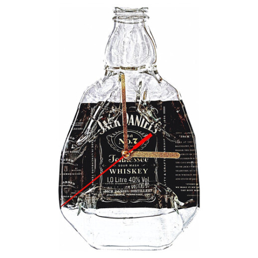 Jack Daniels Whisky Wanduhr