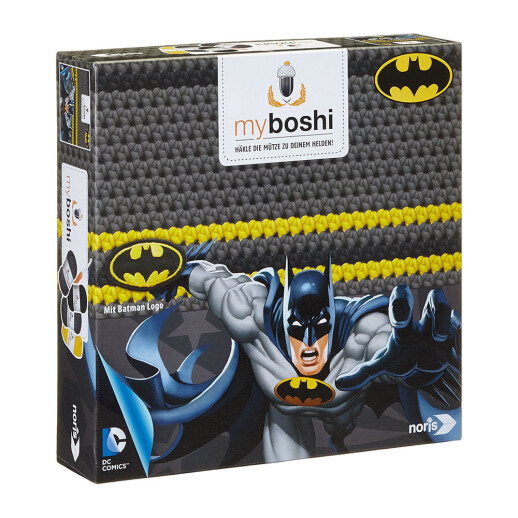 Häkel-Set für eine Batman-Mütze