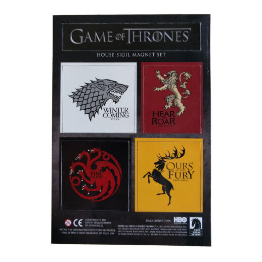 Game of Thrones Hauswappen-Magnete