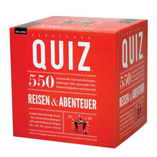 Gesellschaftsspiel Jippijaja Quiz Reise und Abenteuer