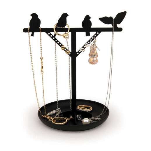 Eleganter Vögel Schmuckhalter