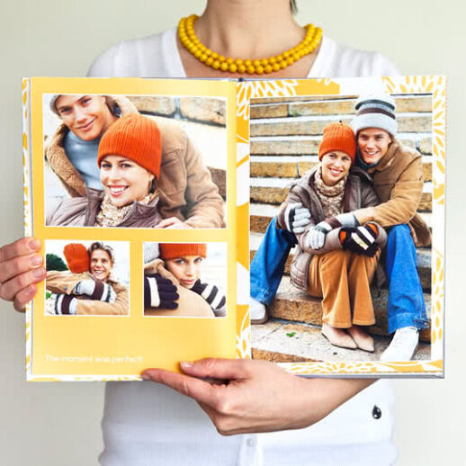 Hochwertiges Fotobuch - verschiedene Formate, Bindungen und Layouts