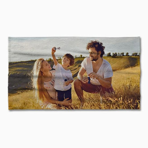Weiches Handtuch mit vollflächigem Fotodruck - verschiedene Größen