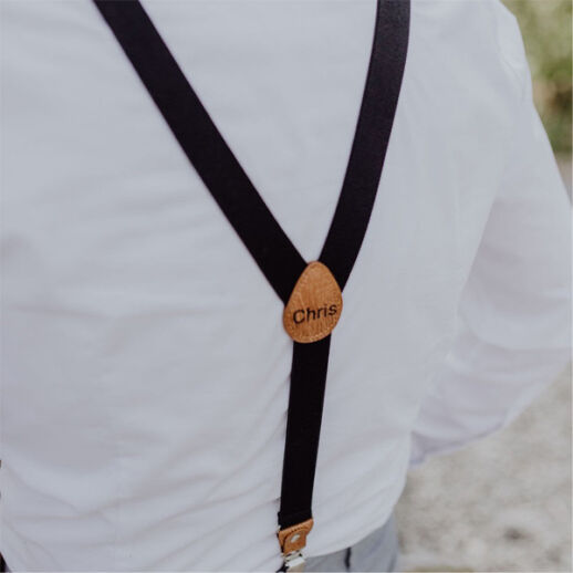 Herren Hosenträger mit personalisierter Gravur