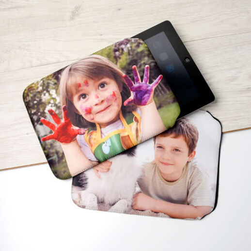 Personalisierte Neopren-Schutzhülle für iPad und andere Tablets