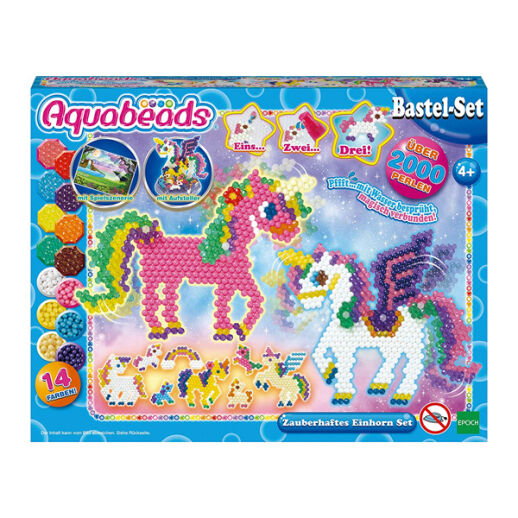 Aquabeads Einhorn-Set mit über 2.000 Perlen
