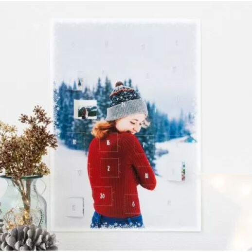 A3 Foto Adventskalender ohne Schokolade mit 25 Fotos