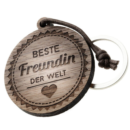 Schlüsselanhänger aus Holz 