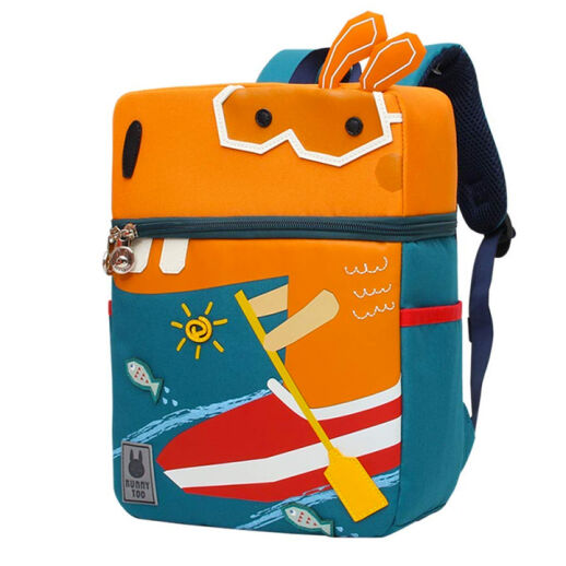 Kindergartenrucksack mit niedlichem Nilpferd-Motiv