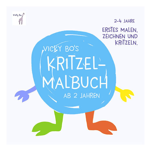 Kritzel-Malbuch ab 2 Jahre