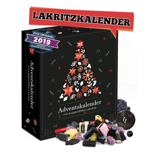 Lakritz Adventskalender für Lackritzliebhaber