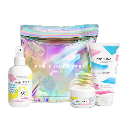 MIMITIKA Sonnenpflege-Set mit wasserbeständiger Tasche