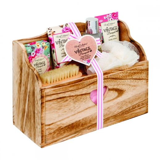 Vintage Bouquet Körperpflege-Geschenkset für Frauen