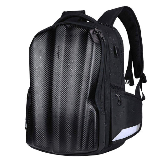 Wasserabweisender Laptop-Rucksack mit Carbonfaser Frontplatte