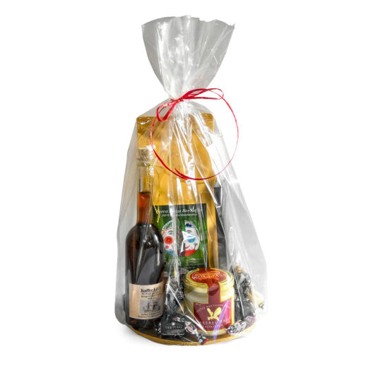 Kaffee Geschenkset mit handgeröstetem Bohnenkaffee, Kaffee-Likör und Honig