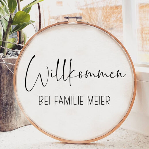 Personalisierter Stickrahmen 