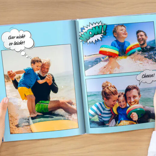 Comic Fotobuch mit Deinen Fotos