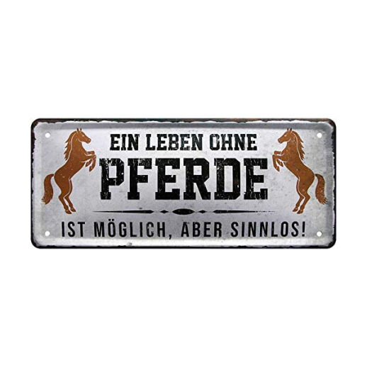 Blechschild 