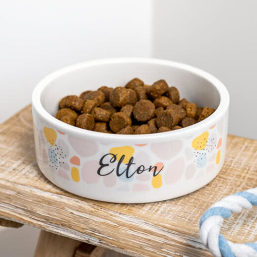Personalisierter Futternapf für Hunde und Katzen - verschiedene Designs