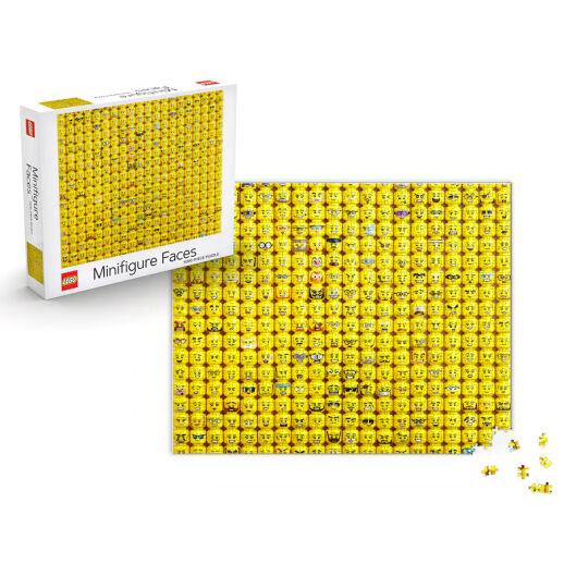 Lego Minifigure Faces Puzzle mit 1000 Teilen