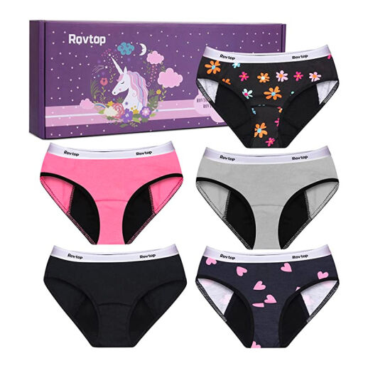 Mädchen Perioden Unterwäsche (5er Pack)