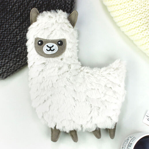 Lama Nacken Wärmekissen mit Kuschelfunktion