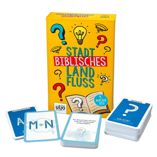 Stadt, Biblisches Land, Fluss - Der Klassiker als Kartenspiel mit biblischen Inhalten