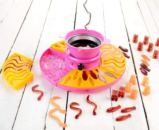 Süßigkeiten Maschine zum Herstellen von Gummibärchen und Schokokonfekt