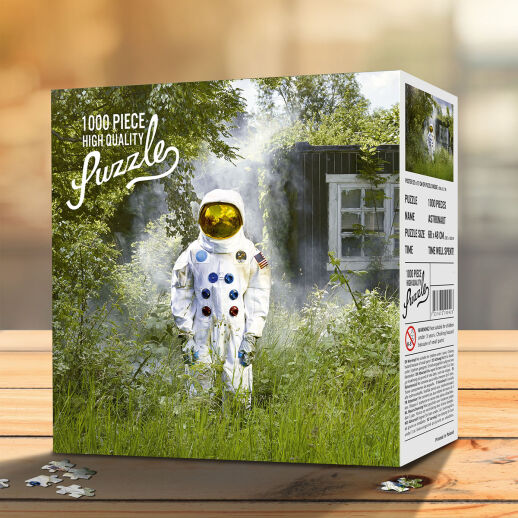 1000-tlg. Puzzle mit originellem Astronaut Motiv