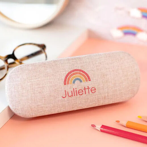 Personalisiertes Brillenetui aus recycelten PET-Flaschen