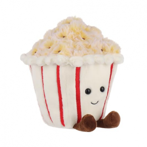 Witzige Popcorn-Plüschfigur für Kino- und Filmfans