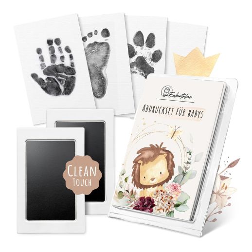 Baby Abdruckset (0-12+ Monate) für Handabdruck oder Fußabdruck