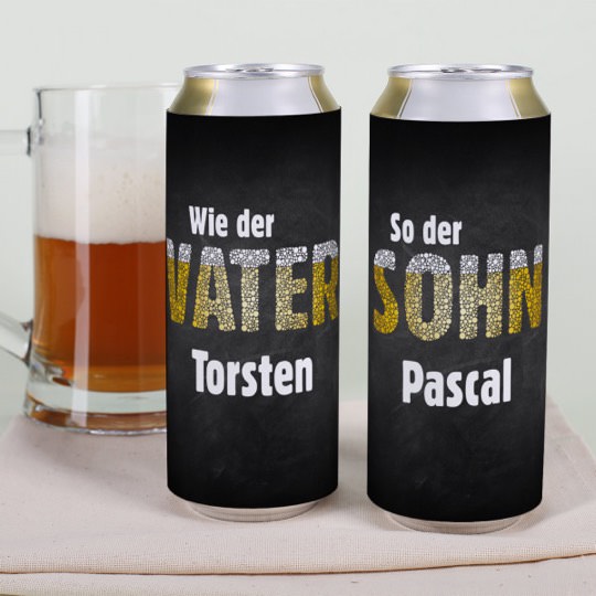 2 Bierdosen - Wie der Vater, so der Sohn