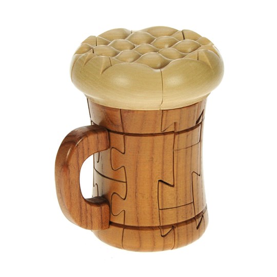 3D Bier Puzzle aus Holz