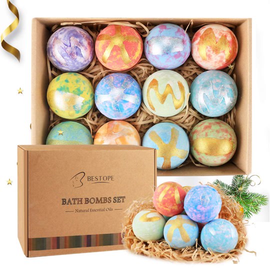 12 tlg. Badekugeln Geschenkset