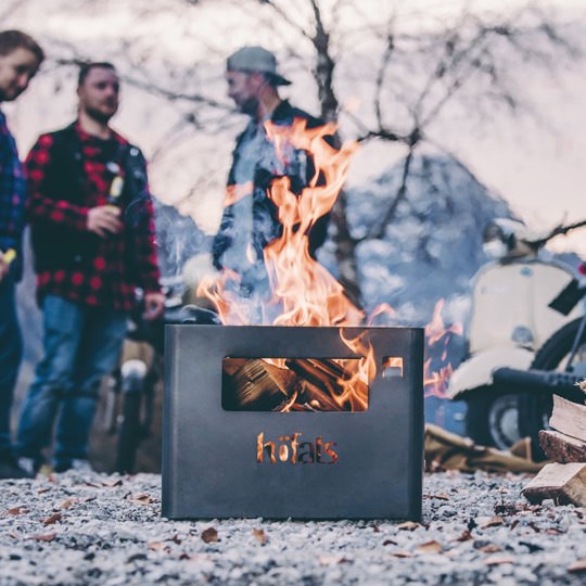 BEER BOX - Bierkasten und Feuerkorb mit Flaschenöffner