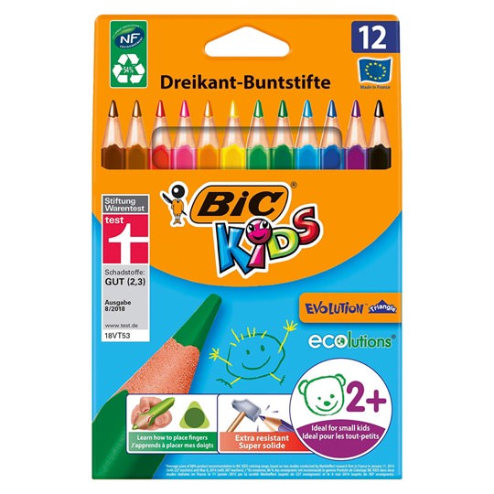 Bic Kids Dreikant Farbstifte ab 2 Jahre