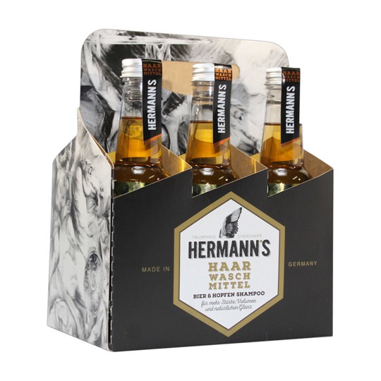 Hermanns Bier & Hopfenshampoo Sixpack
