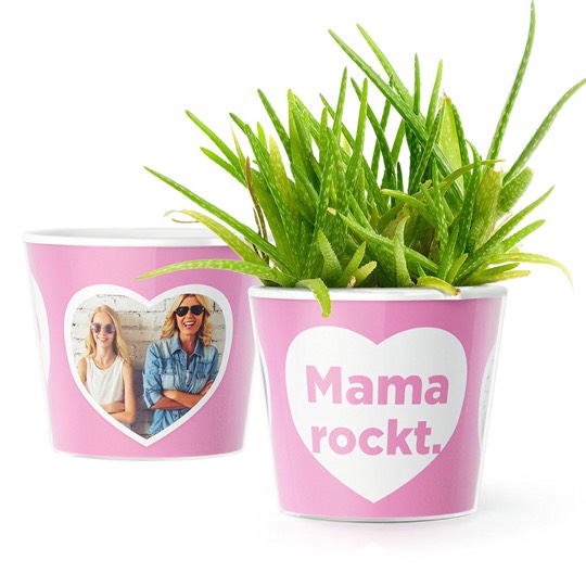 Personalisierbarer Blumentopf 
