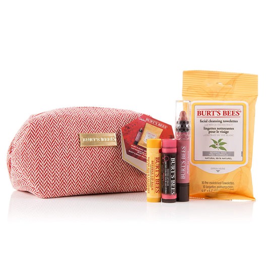 „Burt`s Beauty Basics“ in einer schicken Kosmetiktasche