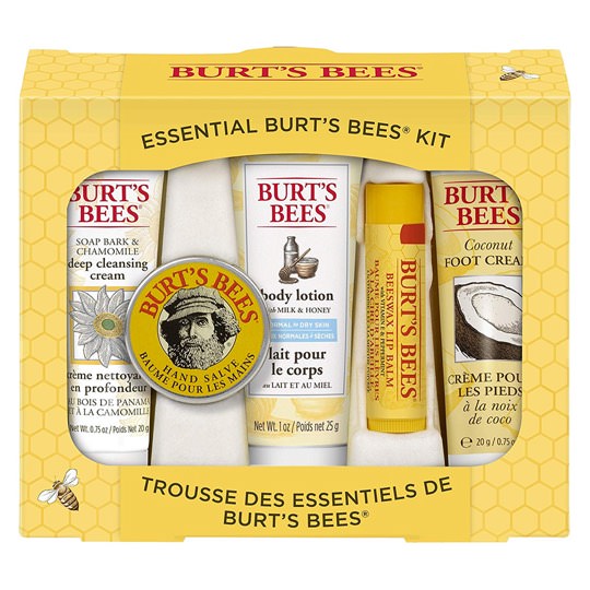 Burt`s Bees Geschenkset mit 5 Produkten in Reisegröße
