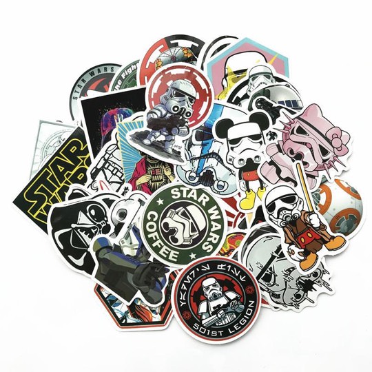 50 coole Star Wars Sticker