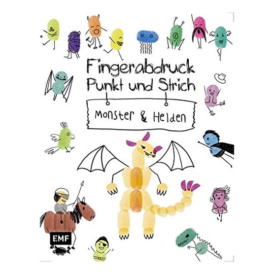 Fingerabdruck, Punkt und Strich – Monster und Helden: Zeichenspaß auf Fingerabdrücken