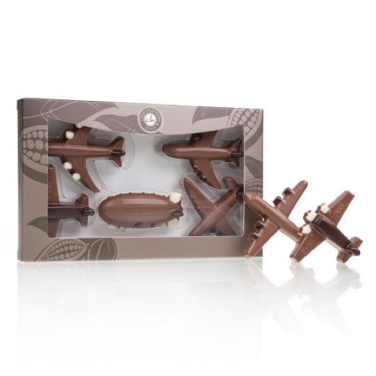 Flugzeuge aus Schokolade