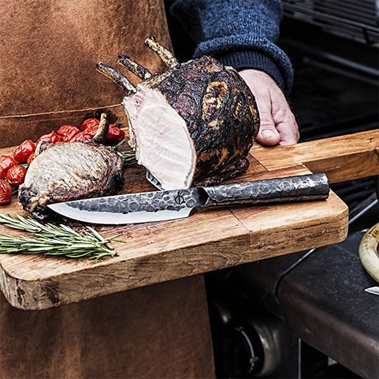 Von Hand geschmiedetes Steakmesser im 4er-Set