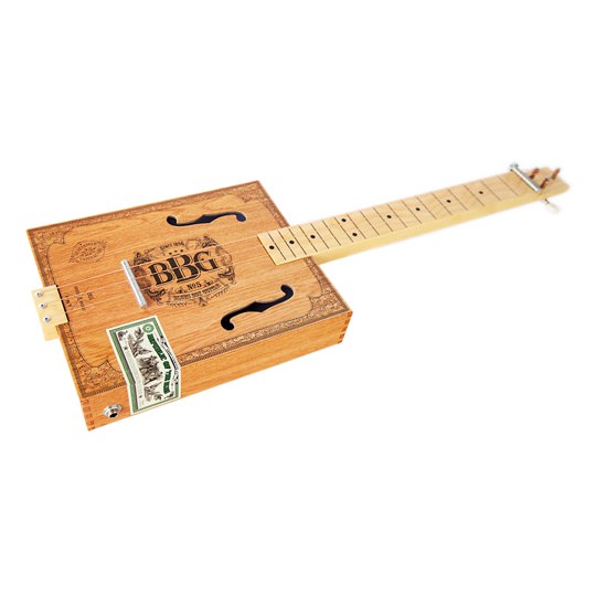 Hinkler BBG Electric Blues Cigar Box Slide Guitar Kit