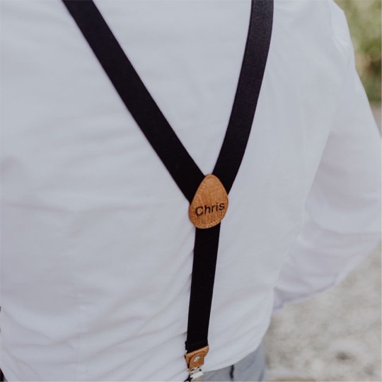 Herren Hosenträger mit personalisierter Gravur