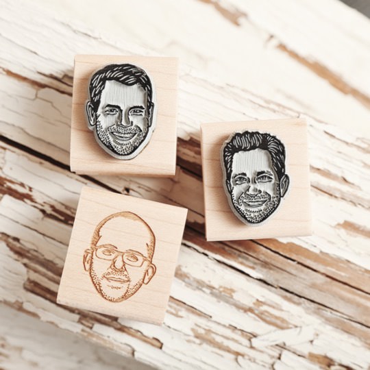 Individueller Portrait Stempel